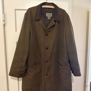 Vintage 90’s ll bean overcoat with removable insulating layer
